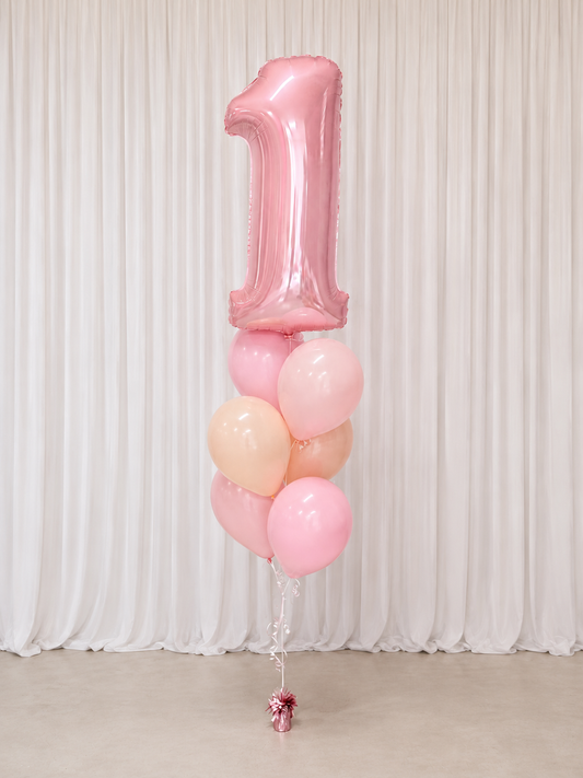 Single Number Balloon Bouquet