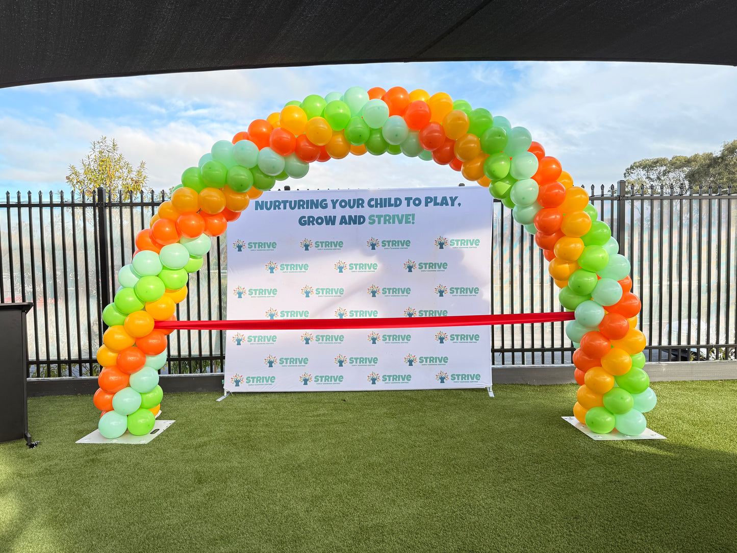 Spiral Balloon Arch