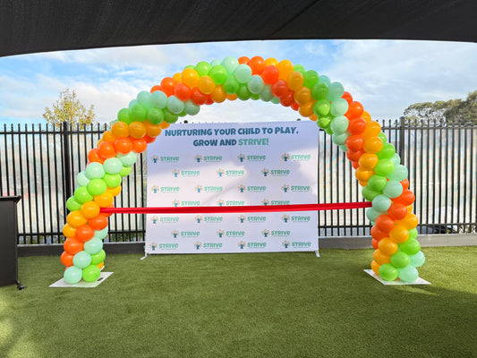 Spiral Balloon Arch